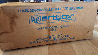 Pokémon Artbox nálepky vintage 1999 Rarita - 1