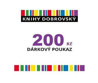 Dárkový poukaz do Knihy Dobrovský - v hodnotě 7x 200 Kč