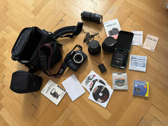 ✨Canon EOS 60D set – tělo, 2 objektivy, blesk, příslušenství