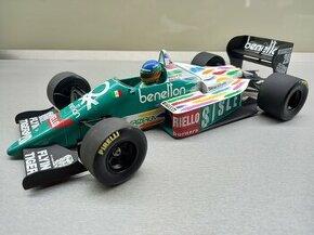F1 ROZKLÁDACÍ BENETTON BMW B186 1986 BERGER MINICHAMPS 1:18