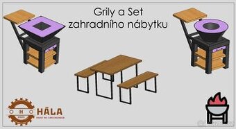 Grily a zahradní sety