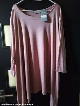 Prodám novou damskou růžovou halenku v.58/60