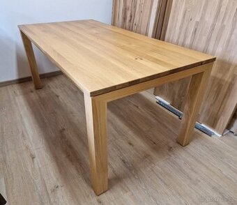 Nový rozkládací stůl dub masiv 90x180+100 cm
