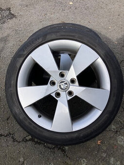 Alu disk Octavia III 17" + letní pneu 225/45 R17 Goodyear