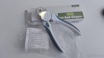 NŮŽKY/KLEŠTĚ NA TLAPKY PRO DOMÁCÍ MAZLÍČKY/ LED SVĚTLO