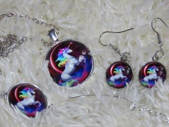 Šperky kolekce UNICORN - Jednorožec. Sada 4 ks