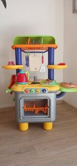 Dětská kuchyňka+nadobíčko+jídlíčko