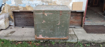 Vojenská transportní bedna TUF - ČSLA, industriální styl