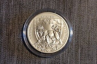 Mince Český Lev stříbrný 1 Oz 2020