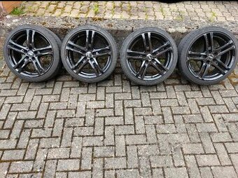 Alu kola Rial Bavaro r18, 5x112, letní pneu
