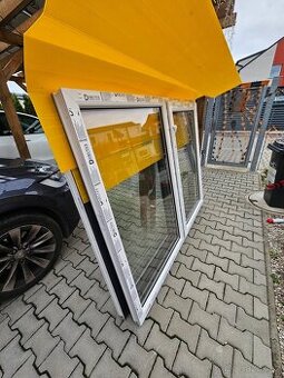 Okno 1818x1450 mm, antracit, 2 ks