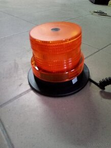 Maják oranžový led magnetický 12V