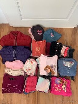 Oblečení pro holku 98/104, 110/116