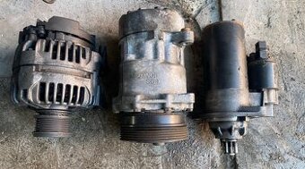 Škoda-Vw Alternátor,Klimakompresor,starter Funkční