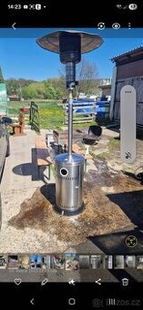 Plynový zářič / Venkovní topidlo "Hřib" – celonerezové