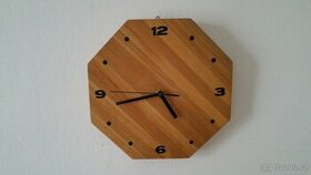 Nástěnné, dřevěné hodiny