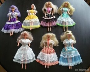 Šaty na panenky Barbie + doprava zdarma