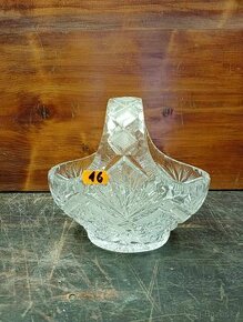 Košíček, broušené sklo- Bohemia Crystal