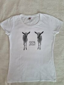 Bílé dámské tričko ZOOT Originál 100% Přírodní kozy