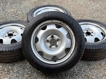 Alu orig sada VW T5 5x120 7J ET56 215/60 C R17 zátěžové pneu