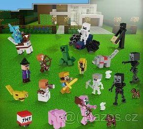 MINECRAFT 24 kusů NOVÝCH lego figurek