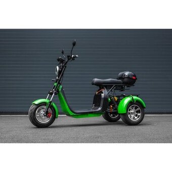 Elektrická tříkolka Leramotors C5, zelená