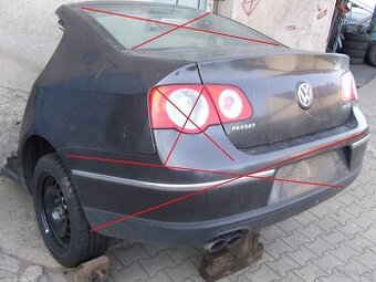 Prodám náhradní díly Passat B6 sedan 2008