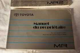 Toyota MR2 servisní manuál - 1