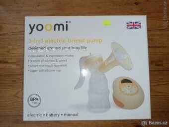 Odsávačka mateřského mléka Yoomi elektrická manuální