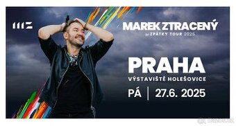 2x vstupenka Marek Ztracený Výstaviště Praha Holešovice