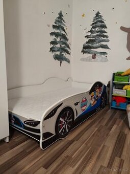 Dětská postel 160x80 Tlapákova patrola