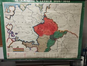 Školní mapa České země v letech 1526-1648, 80. léta