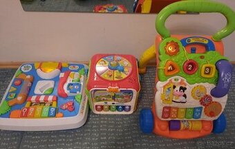 Vtech chodítko, kostka a FP stoleček