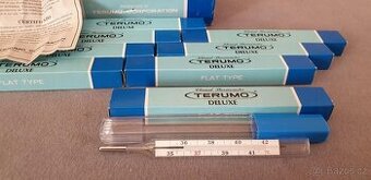 RTUŤOVÝ TEPLOMĚR NORMOVANÝ TOKYO JAPAN TERUMO DE LUXE -NOVÝ