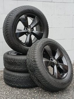 Pěkná zimní orig alu Škoda Kodiaq 215/65/17 vzorek 8mm