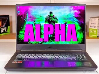 Herní notebook MSI ALPHA | 17,3" 144Hz | RX6600M 8GB | RYZE