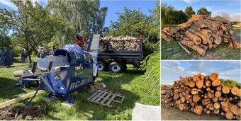 Palivové dřevo štípané - Farma Noskových u Miletína