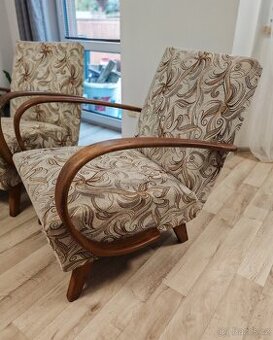 2x křeslo Halabala typ C