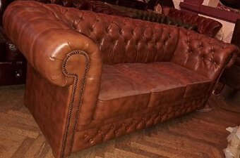 Nová. Sedačka Chesterfield. Dph - 1