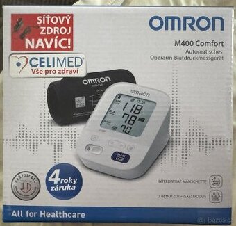 Tlakoměr OMRON M400 Comfort – NOVÝ plně funkční