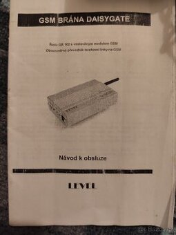 Gsm brána/komunikátor Level