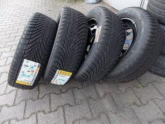 16" plech. kola VW + zimní pneu 205/55 R16