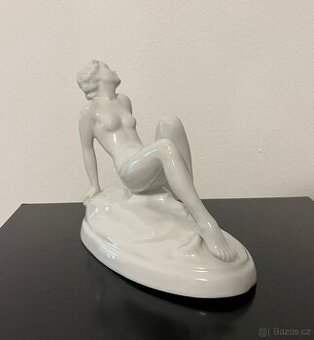 ART DECO socha - akt, Royal Dux