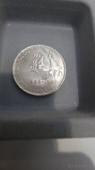 ČSSR 10 Kčs – Národní divadlo v Praze 1868–1968 (stříbrná mi