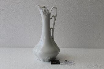 Royal Dux Bílá porcelánová váza, karafa, konvička
