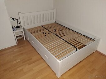Postel 140x200 s úložným prostorem