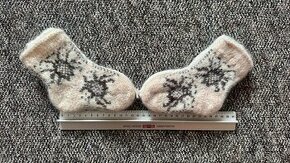 Ručně pletené ponožky