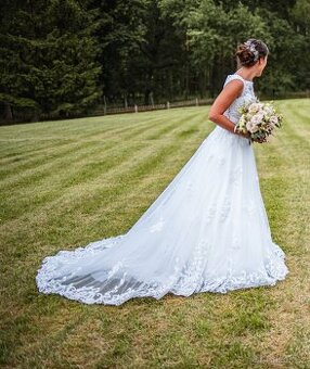 Svatební šaty - bílé - vel. 36