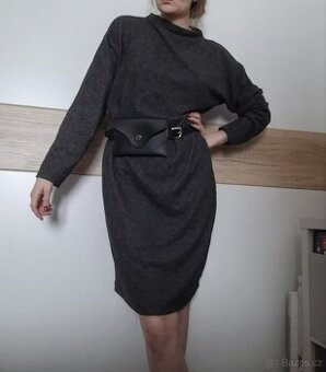 Mohito šaty s páskem a kapsou M/L