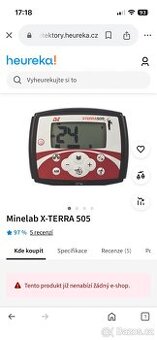 Minelab X-TERRA 505- detektor kovů